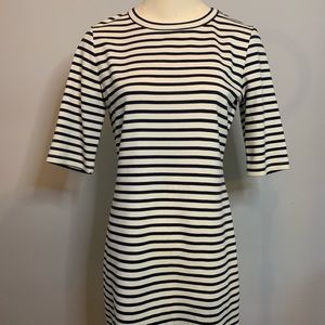 Joe Fresh Striped Midi Dress.